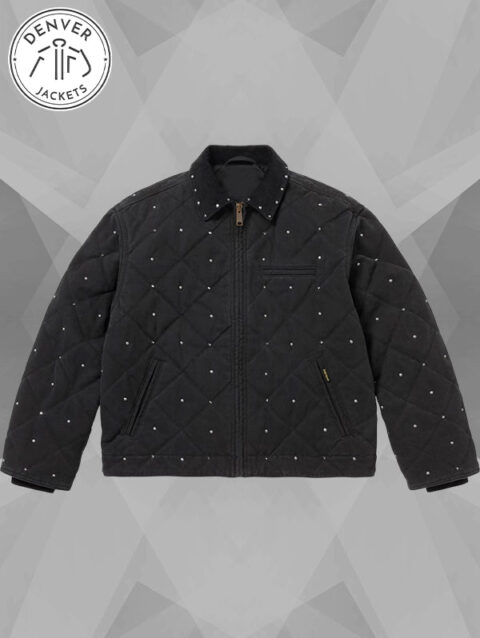 Supreme B B Simon Quilted Work Jacket Black
