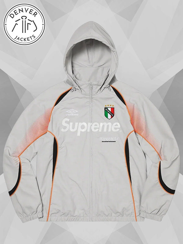 Supreme Umbro Track Jacket Grey