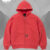 Supreme x Dickies Quilted Lined Zip Up Hooded Sweatshirt Red