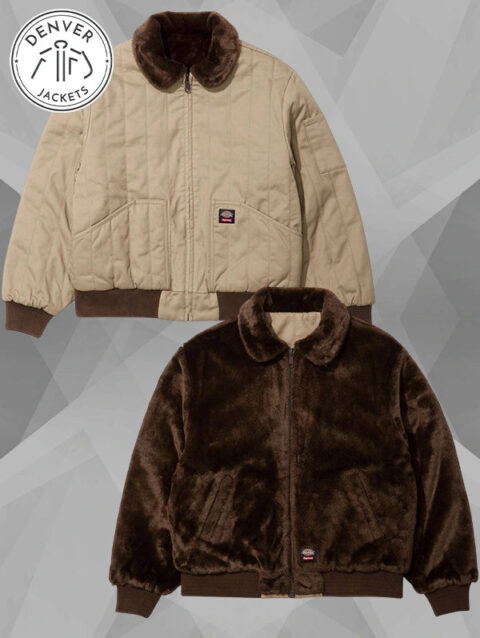 Supreme x Dickies Reversible Quilted Faux Fur Work Jacket