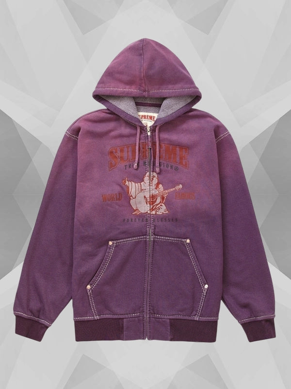 SupremexTrueReligionPurpleHoodie
