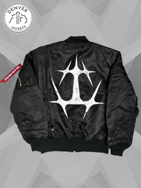 The Weeknd x Alpha Industries The End Black Bomber Jacket