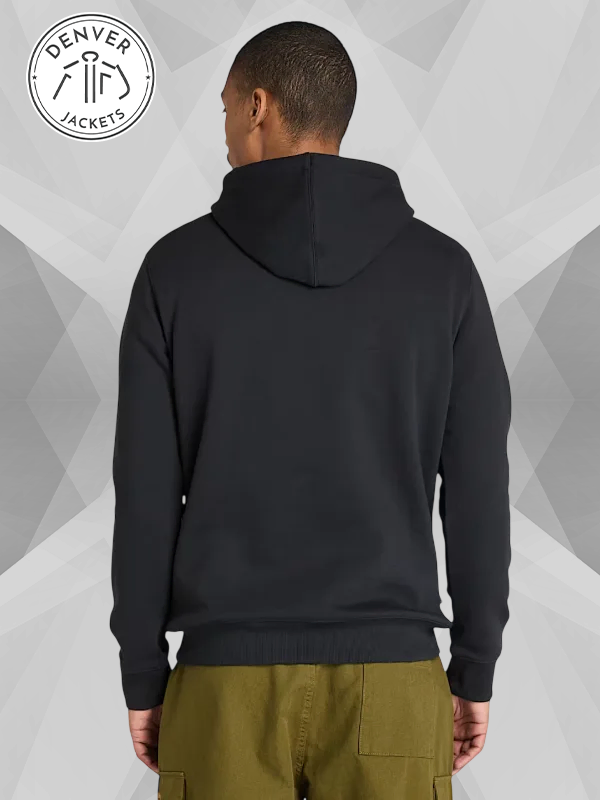 Timberland Mens Kennebec River Tree Logo Hoodie Black