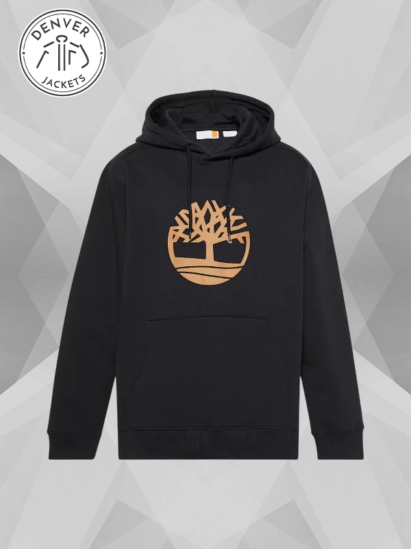 Timberland Tree Logo Hoodie Black