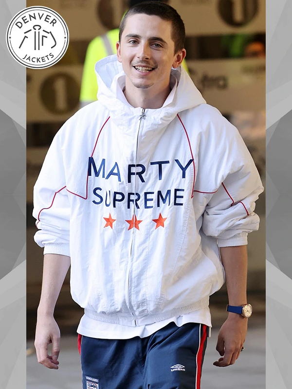 Timothee Chalamet Nahmias Marty Supreme England Jacket