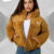 True Religion Embroidered Sherpa Jacket