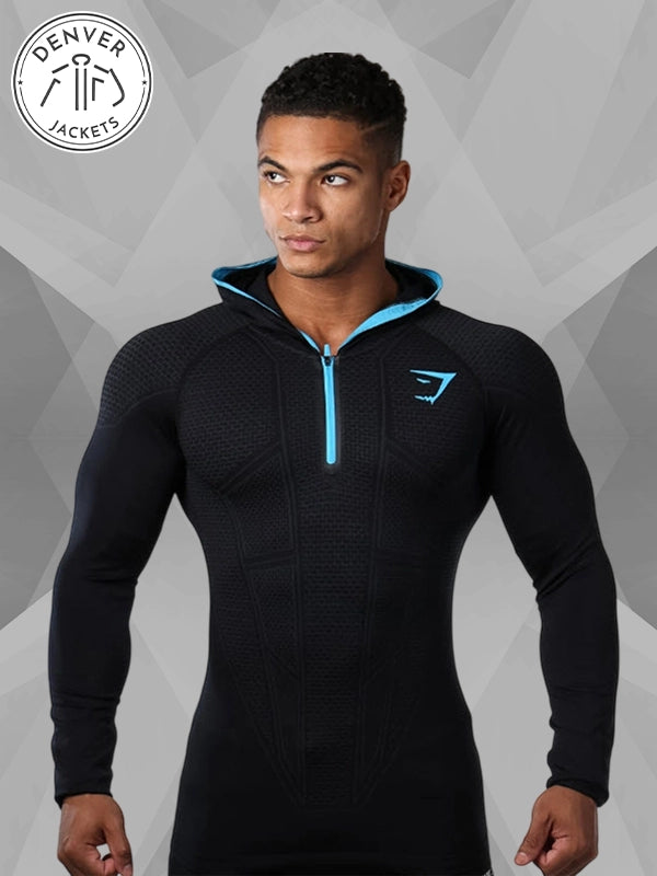 V1 Gymshark Onyx Hoodie Black