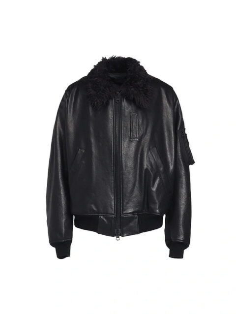 VEGETABLETANNEDLAMBLEATHERB 15FLIGHTJACKET