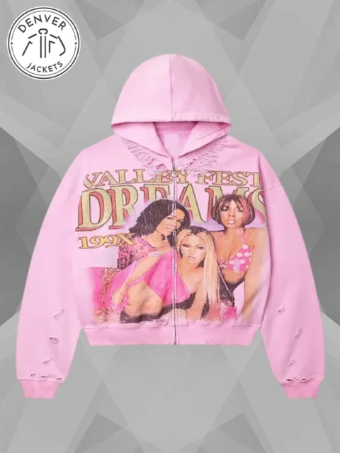 Valley Dreams Hoodie Pink