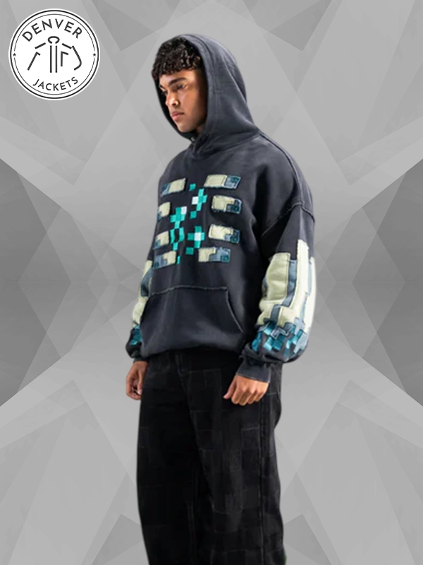 Very Cool Warden Hoodie Minecraft For Mens