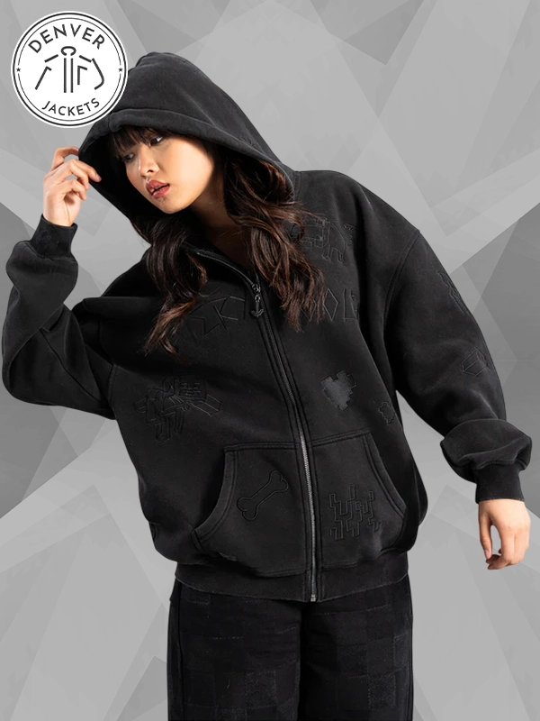 Very Cool x Minecraft Sketch Hoodie Black