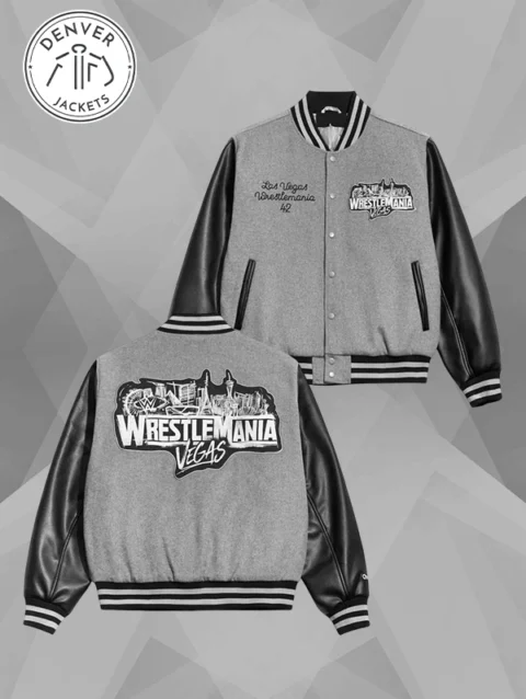 WWE WrestleMania 42 Vegas 2026 Grey Jacket