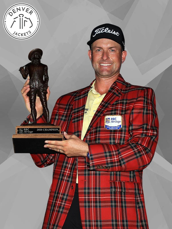 Webb Simpson RBC Heritage Red Jacket Golf