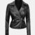 Womens Asymmetrical Black Leather Biker Jacket Front 595x793 1