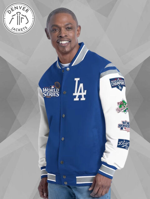 World Series Dodgers G III Royal Recruit Commemorative Varsity Jacket