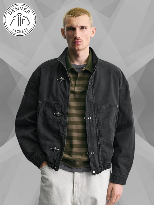 Zara Clasp Jacket In Black