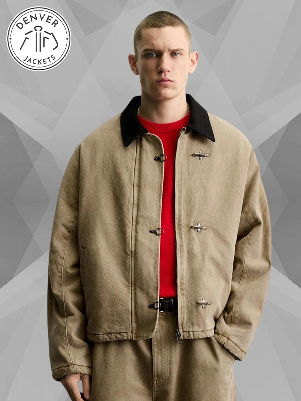 Zara Fireman Jacket Camel Brown