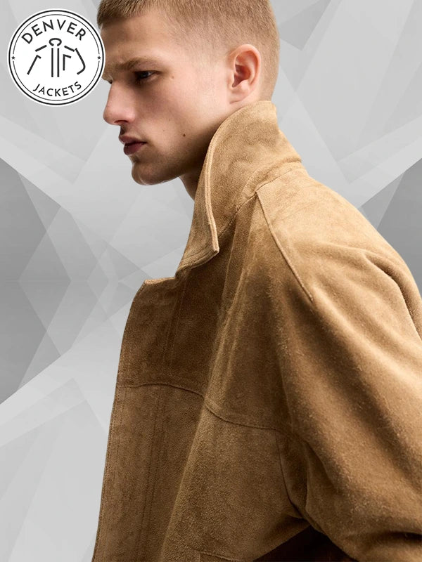 Zara Suede Jacket Mens