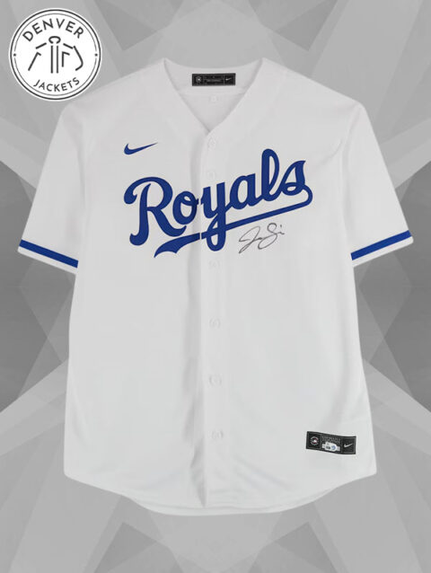 ac Caglianone Kansas City Royals Autographed Jersey White