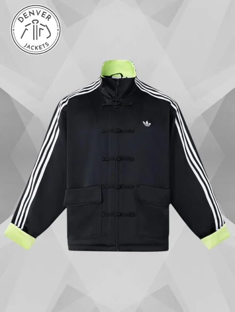 adidas CNY Tang Satin Track Black Jacket