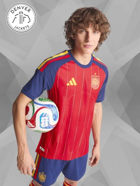 adidas Spain 26 Home Authentic Red Jersey