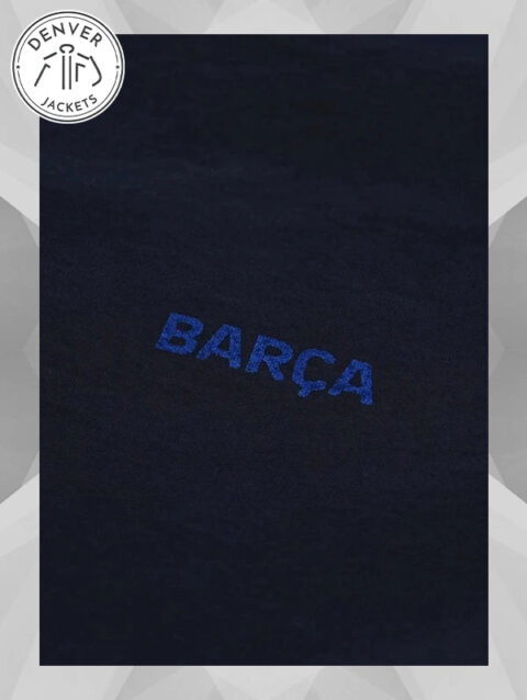 yen town market x FC Barcelona jacket Blue