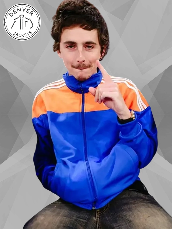 Adidas Hawks Knicks Game 2026 Timothee Chalamet Jacket