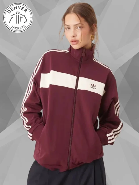 Adidas Originals Retro Burgundy Jacket