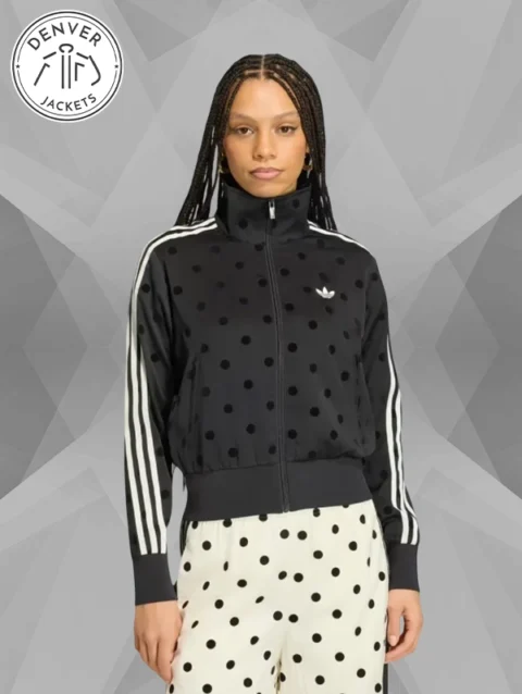 Adidas Polka Dots Jacket Black
