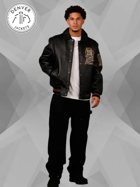 Avirex Twin Dragon Leather Jacket