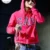 Coachella Central Cee Cap Hoodie Red