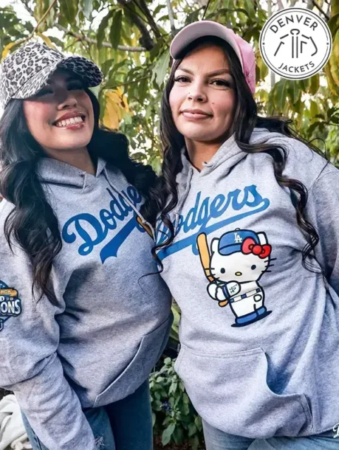 Dodgers Hello Kitty Hoodie