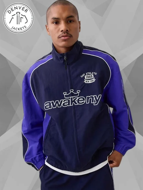 Gap × Awake NY Recycled Oversized Track Jacket Men