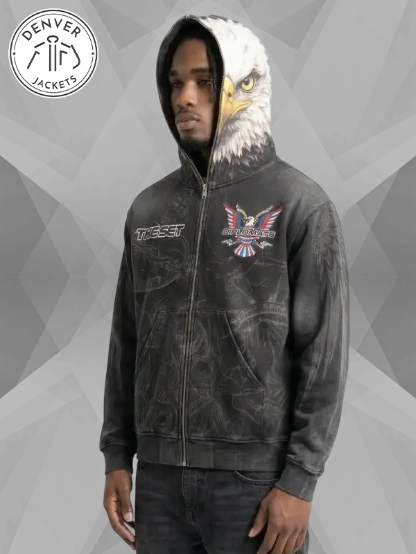 Jim Jones Eagle Head Diplomats Hoodie
