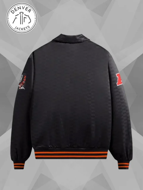 Kith x NFL Bengals Black Satin Jacket