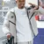 LA Dodgers Unisex Grey Tech Fleece Windrunner Hooded Jacket
