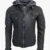Men's Black leather jacket
