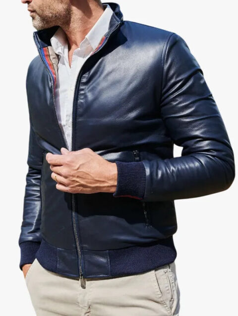 Men's Roy Bomber Blue Jacket