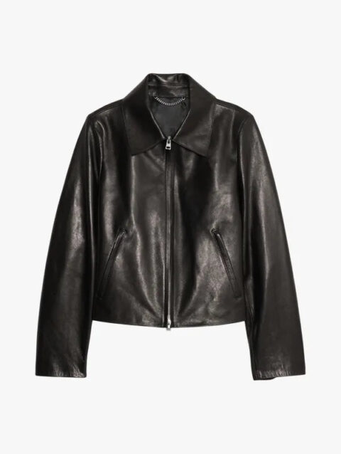 Minimalist Banana Republic leather Jacket