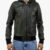 Napoli Cap Mens Green Bomber Hooded Jacket