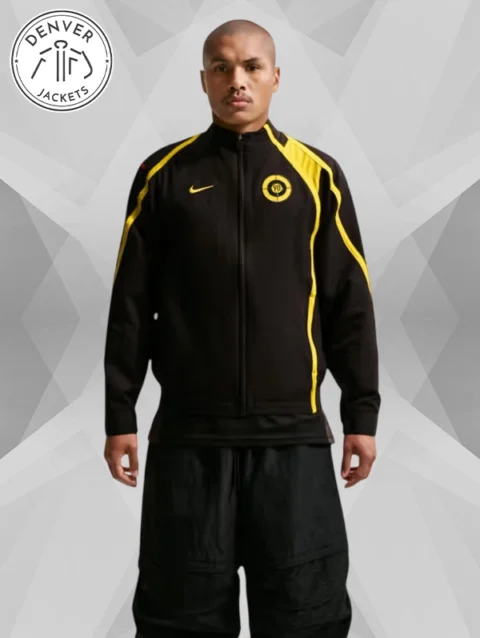 Nike Total 90 Laser Track Jacket Black and Yellow