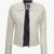 Off White Café Racer Leather Jacket for Women