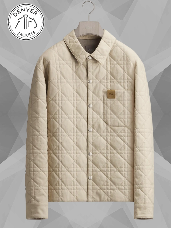 Robert Pattinson Dior Cannage Overshirt