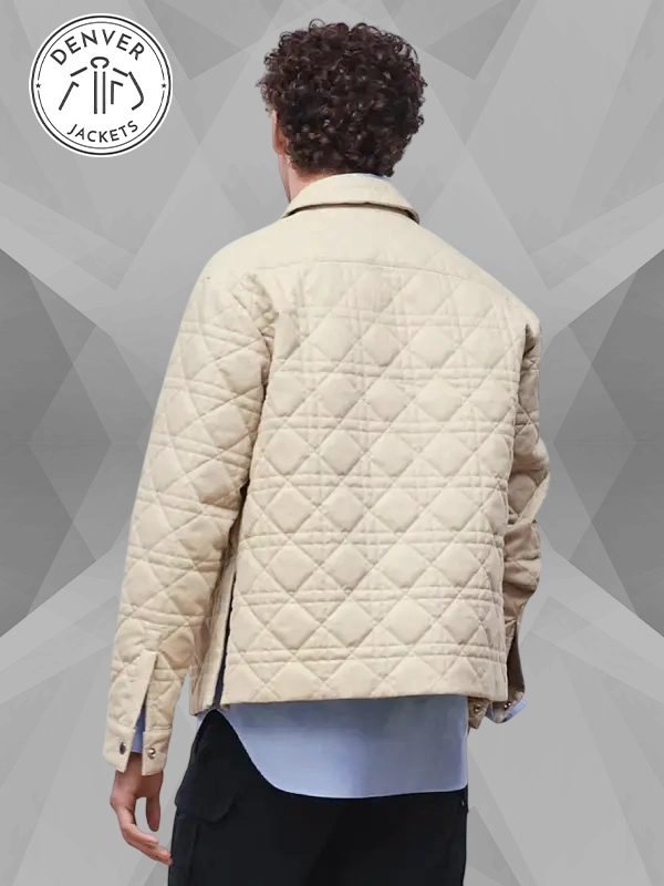 Robert Pattinson Dior Cannage Quilted Jacket