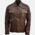 Sheep Brown Leather Jacket