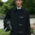 Shinzo Wool Clasp Black Trench Coat