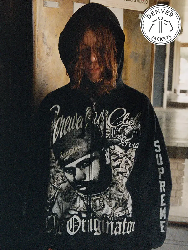 Supreme DJ Screw Hoodie Bue