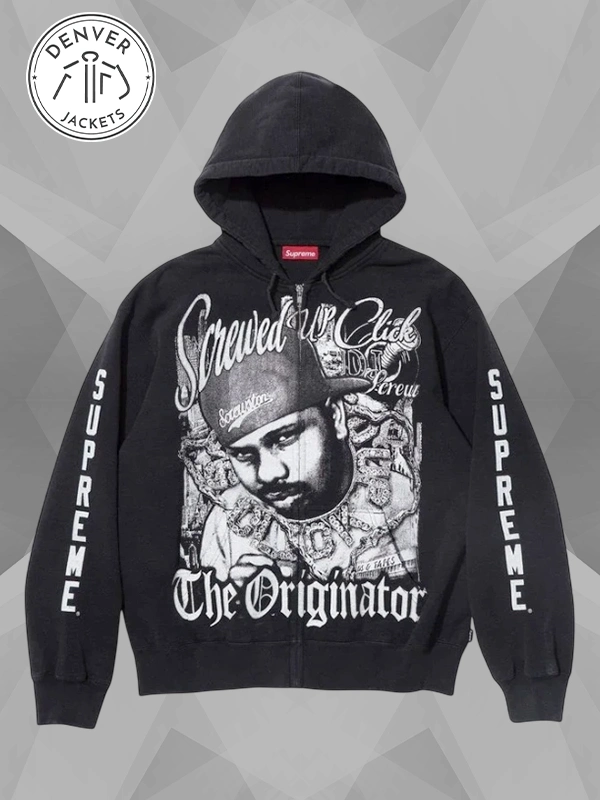 Supreme x DJ Screw Black Hoodie