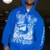 Supreme x DJ Screw Zipper Blue Hoodie