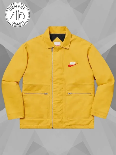 Supreme x Nike Double Zip Quilted Work Jacket Mustard
